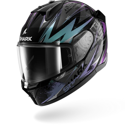 SHARK HELMET DSKWAL 3 BLAST R KGX BLACK BLUE PURPLE