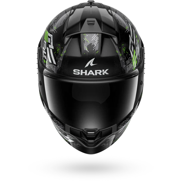 SHARK HELMET RIDILL 2 MOLOKAI KSG BLACK ANTHRACITE GREEN