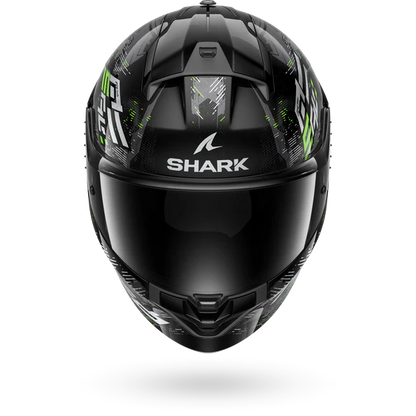 SHARK HELMET RIDILL 2 MOLOKAI KSG BLACK ANTHRACITE GREEN
