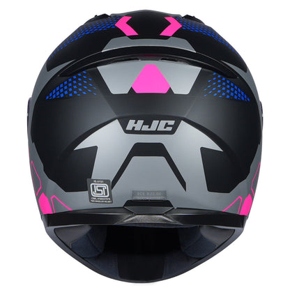 HJC HELMET C10 ASPA MC28SF MATT GREY BLUE PINK