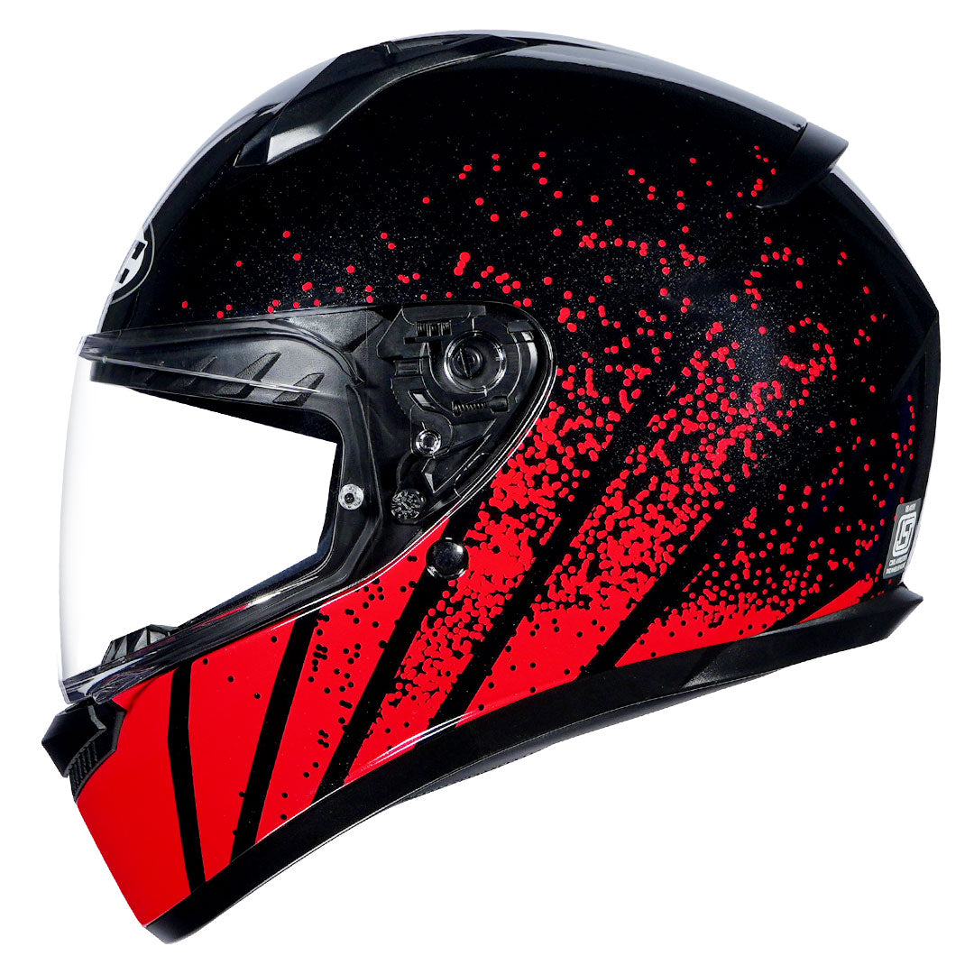 HJC HELMET C10 HAVEN MC1 BLACK RED
