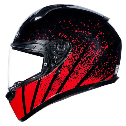 HJC HELMET C10 HAVEN MC1 BLACK RED