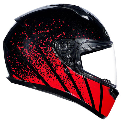 HJC HELMET C10 HAVEN MC1 BLACK RED