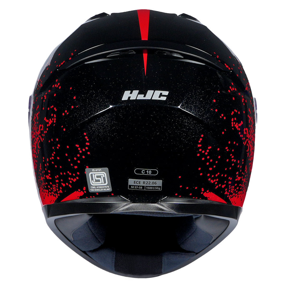HJC HELMET C10 HAVEN MC1 BLACK RED