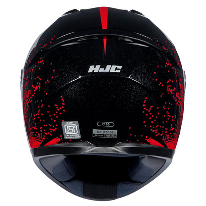 HJC HELMET C10 HAVEN MC1 BLACK RED