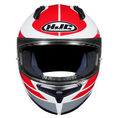 HJC HELMET C10 HIPER MC1 WHITE GREY RED