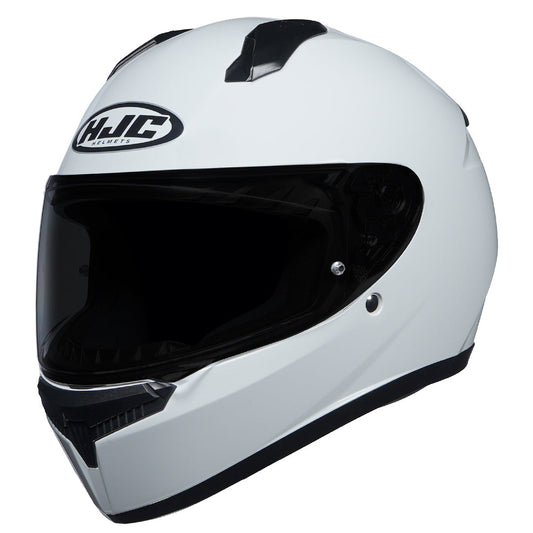 HJC HELMET C10 SOLID WHITE