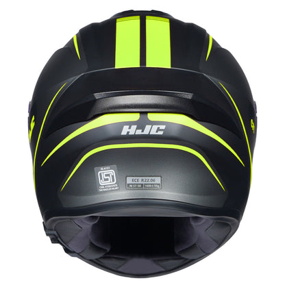 HJC HELMET C71 QUEZ MC3HSF MATT BLACK GREY FLUO YELLOW