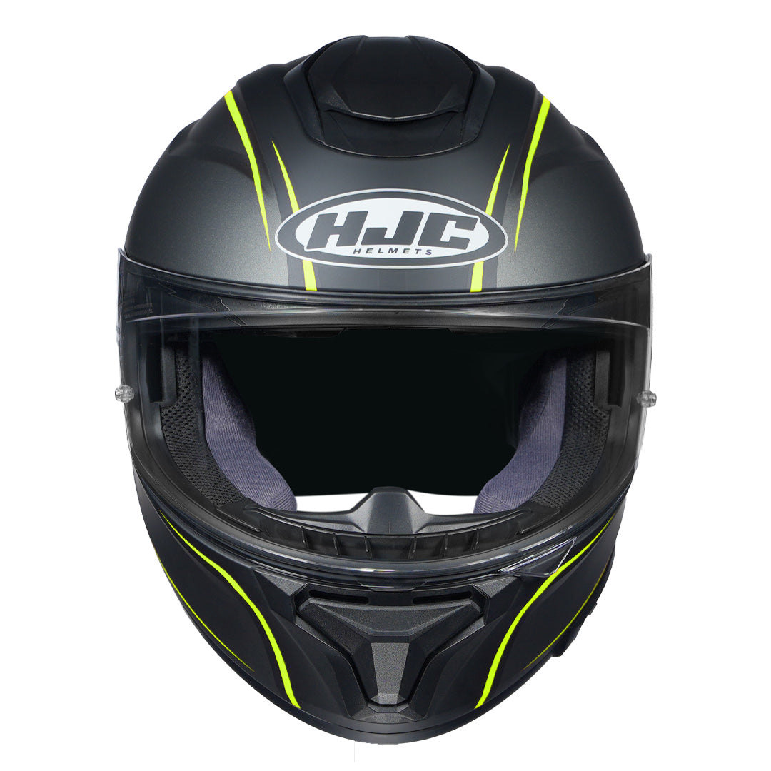 HJC HELMET C71 QUEZ MC3HSF MATT BLACK GREY FLUO YELLOW
