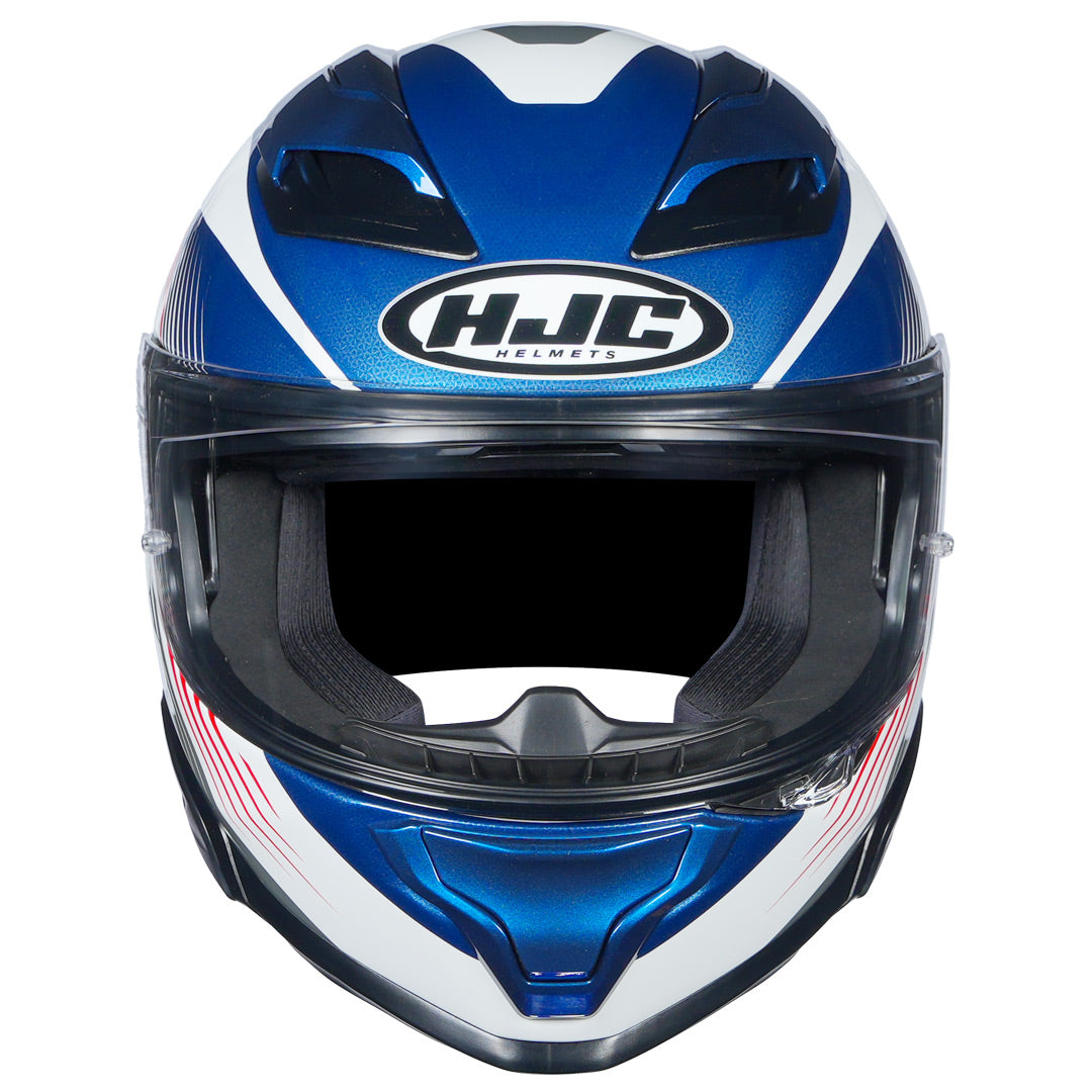 HJC HELMET F71 CATOS MC21 WHITE BLUE RED