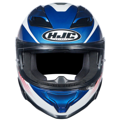 HJC HELMET F71 CATOS MC21 WHITE BLUE RED