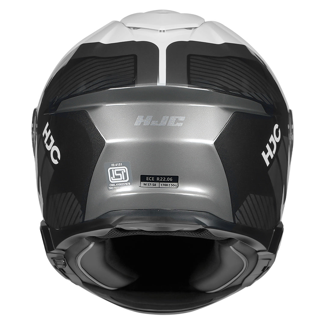 HJC HELMET I71 VIZ MC5 GREY WHITE