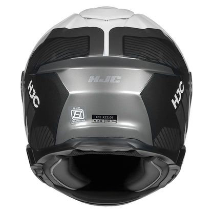 HJC HELMET I71 VIZ MC5 GREY WHITE