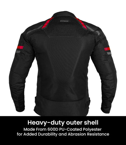 RYNOX JACKET HELIUM GT 3 BLACK RED