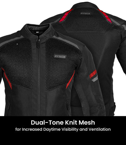 RYNOX JACKET HELIUM GT 3 BLACK RED