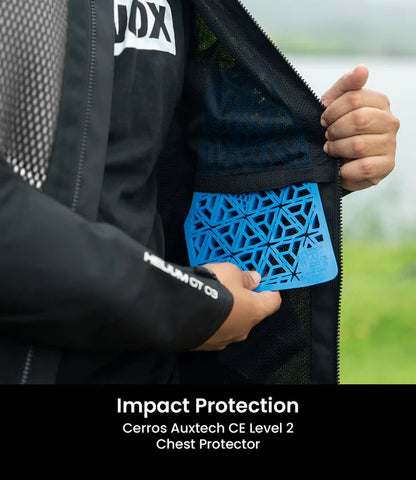 RYNOX JACKET HELIUM GT 3 BLACK GREY