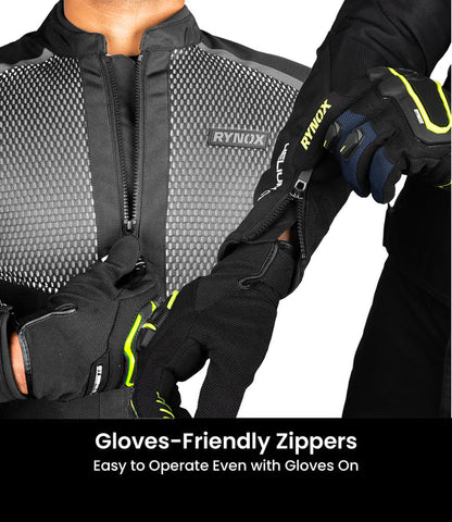 RYNOX JACKET HELIUM GT 3 BLACK GREY