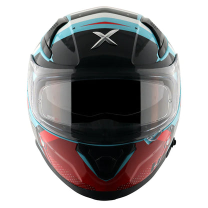 AXOR HELMET APEX HEX 2 BLUE RED