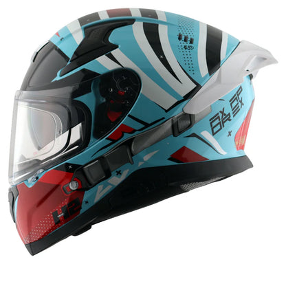 AXOR HELMET APEX HEX 2 BLUE RED