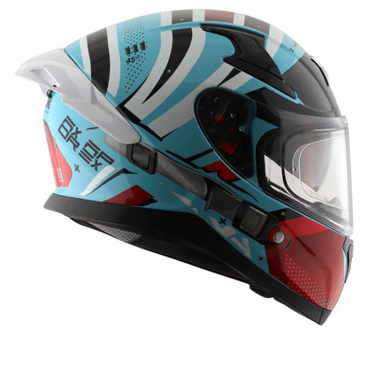 AXOR HELMET APEX HEX 2 BLUE RED