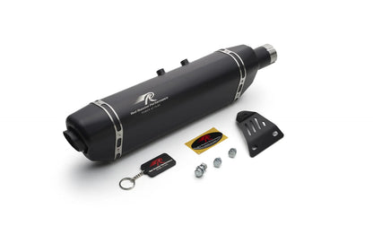 RED ROOSTER EXHAUST VERTEX MATTE BLACK HIMALAYAN 411
