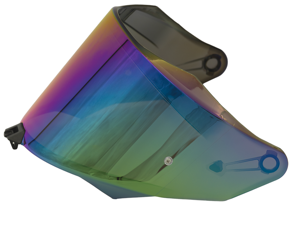 KYT VISOR R2R PRO IRIDIUM RAINBOW