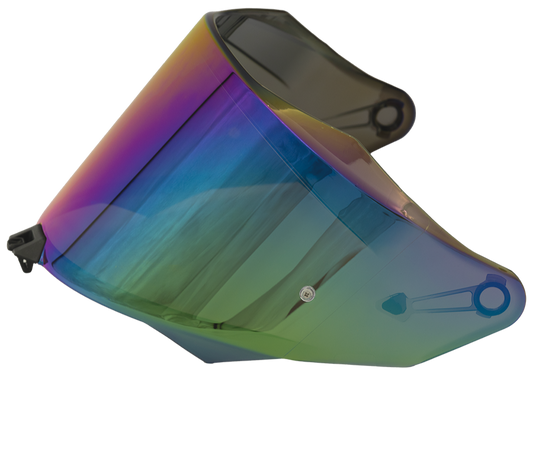 KYT VISOR R2R PRO IRIDIUM RAINBOW