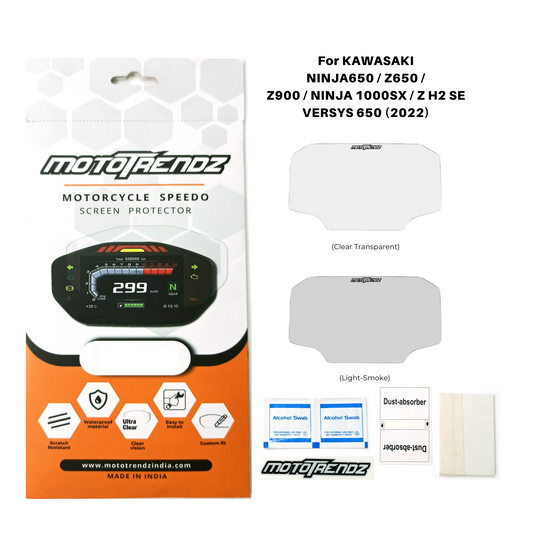 MOTOTRENDZ SPEEDOMETER FILM KAWASAKI NINJA 650/Z650/Z900