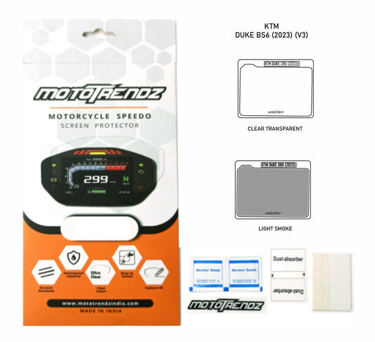 MOTOTRENDZ SPEEDOMETER FILM KTM DUKE BS6 2023 V3