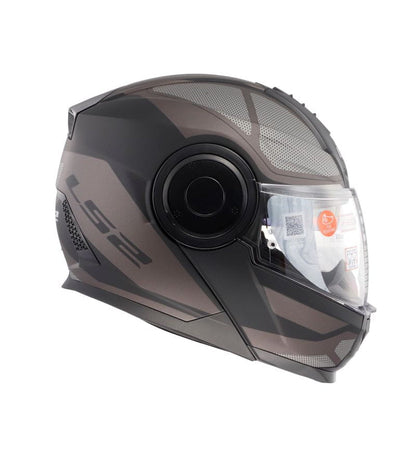 LS2 HELMET FF902 SCOPE II AXIS MATT BLACK TITANIUM
