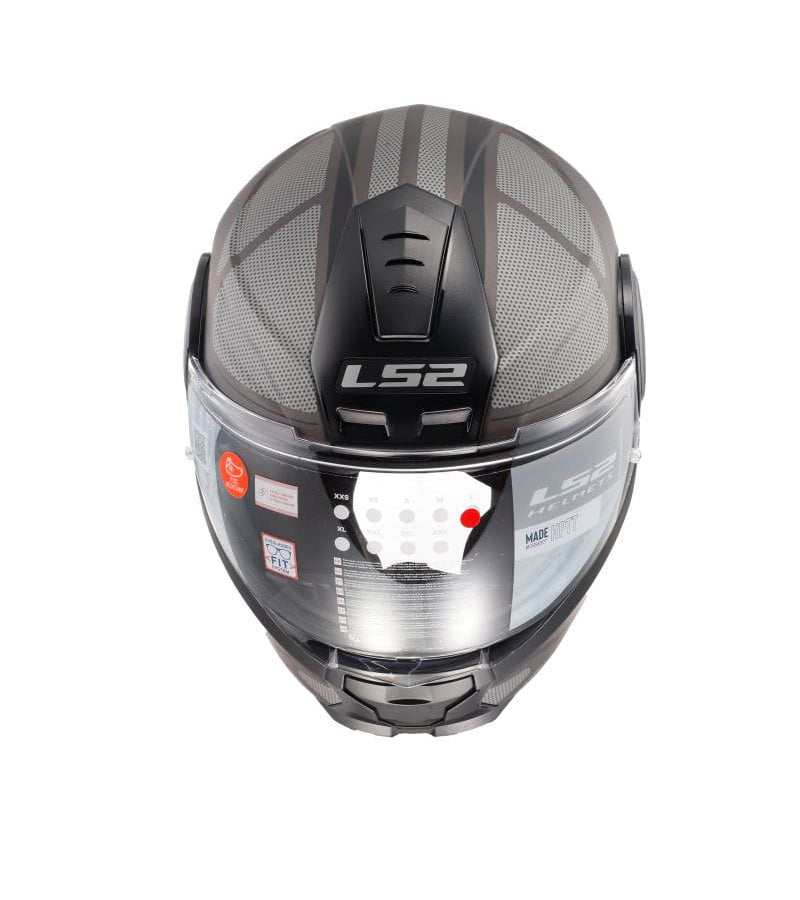 LS2 HELMET FF902 SCOPE II AXIS MATT BLACK TITANIUM