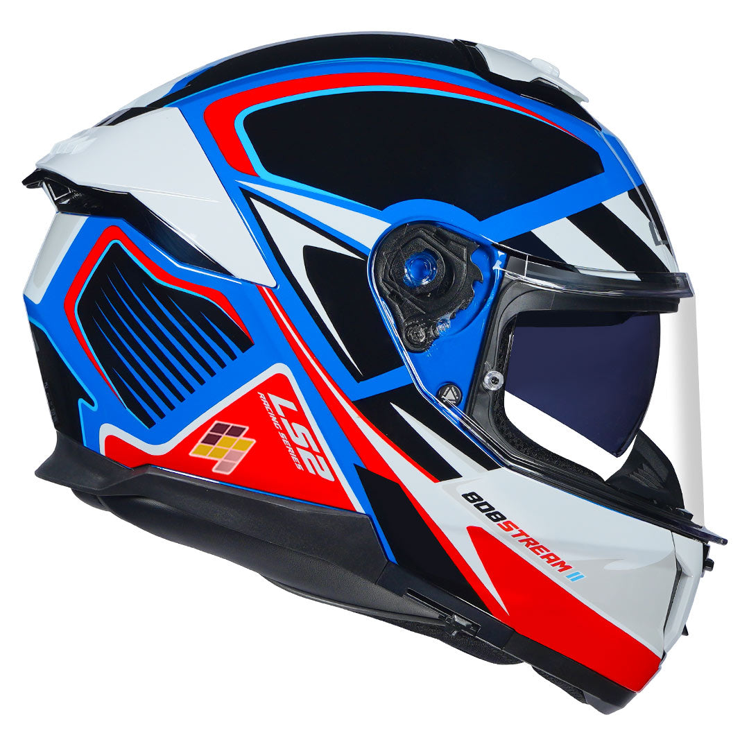 LS2 HELMET FF320 STREAM II XTRENTA BLUE RED