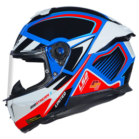 LS2 HELMET FF320 STREAM II XTRENTA BLUE RED