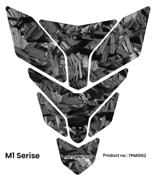 MOTOTRENDZ TANK PAD M1 FORGED CARBON FIBER