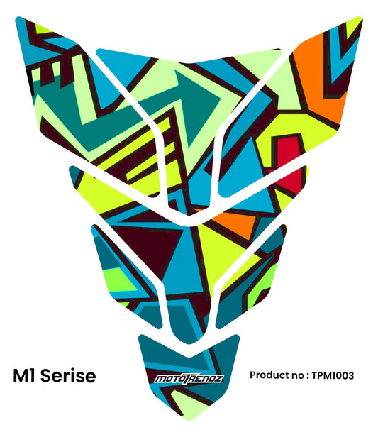 MOTOTRENDZ TANK PAD M1 GRAPHICS 1