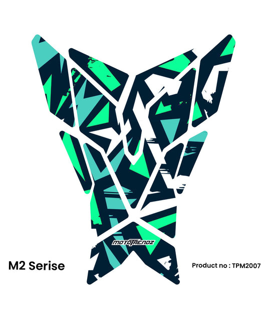 MOTOTRENDZ TANK PAD M2 GRAPHIC 2