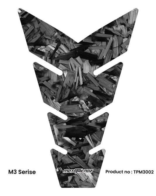 MOTOTRENDZ TANK PAD M3 FORGED CARBON FIBER