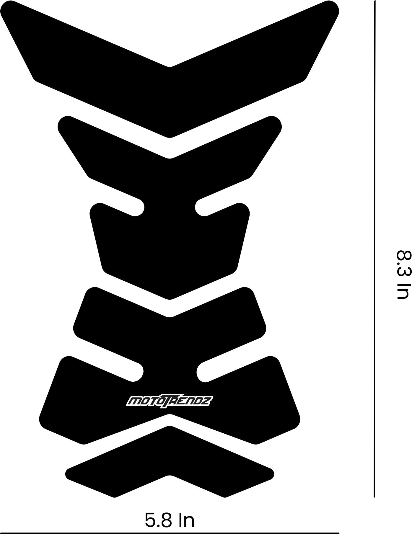 MOTOTRENDZ TANK PAD M4 FORGED CARBON FIBER