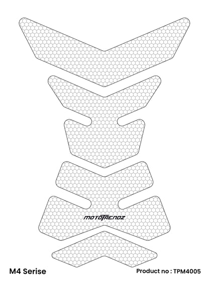 MOTOTRENDZ TANK PAD M4 CARBON FIBER