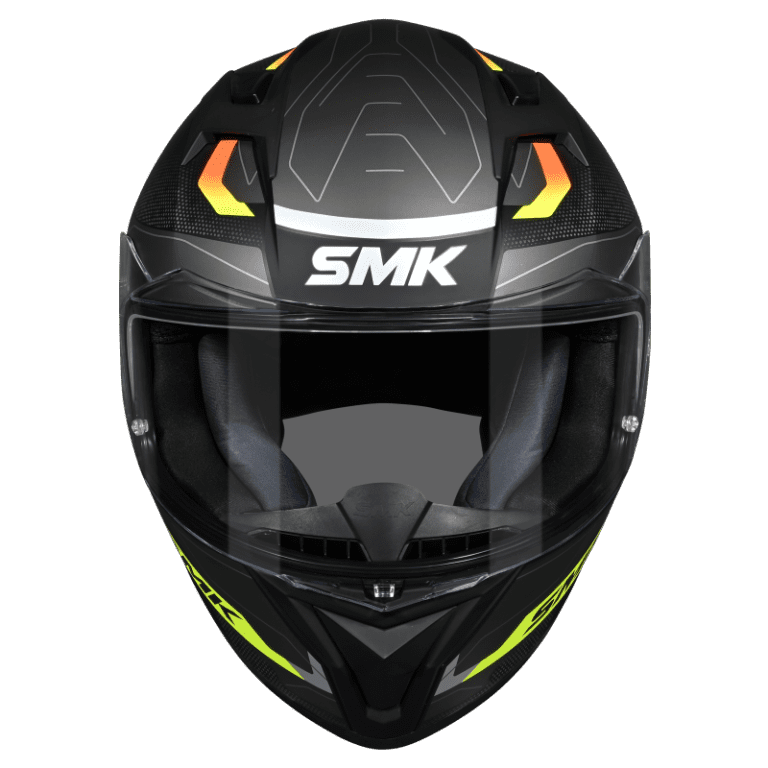SMK HELMET STELLAR SP FLIGHT BLACK GREY FLUO YELLOW (GL264)