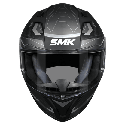 SMK HELMET STELLAR SP FLIGHT MATT BLACK GREY (MA266)