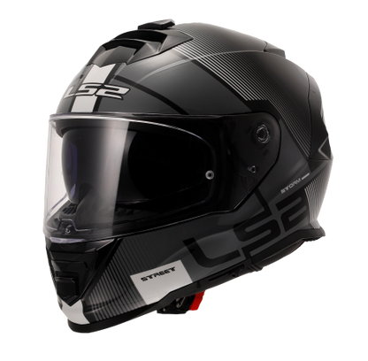 LS2 HELMET FF800 STORM II EPIC BLACK WHITE