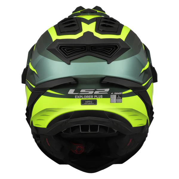 LS2 HELMET MX701 SPIRE GREEN HIVIS YELLOW