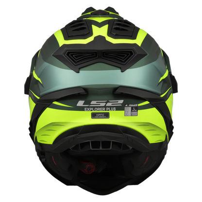 LS2 HELMET MX701 SPIRE GREEN HIVIS YELLOW