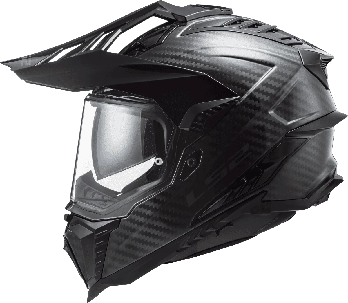 LS2 HELMET MX701 CARBON SOLID GLOSS