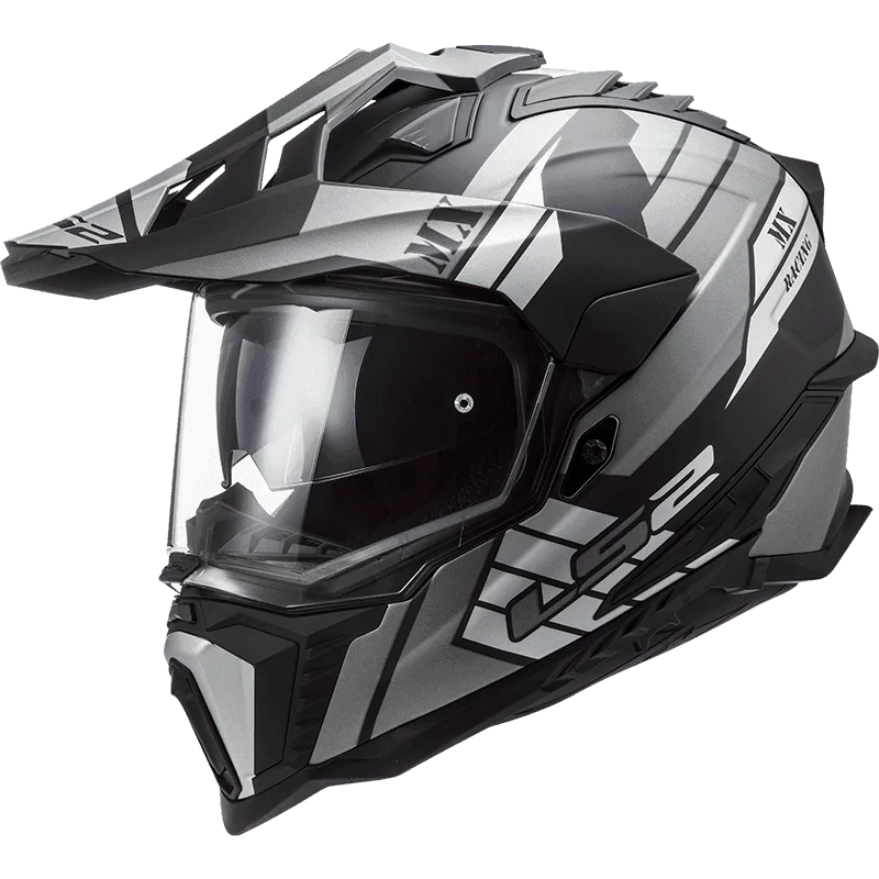 LS2 HELMET MX701 ATLANTIS MATT TITANIUM
