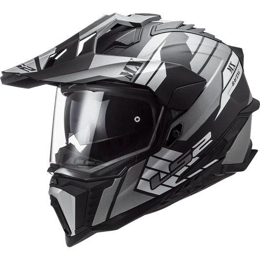 LS2 HELMET MX701 ATLANTIS MATT TITANIUM