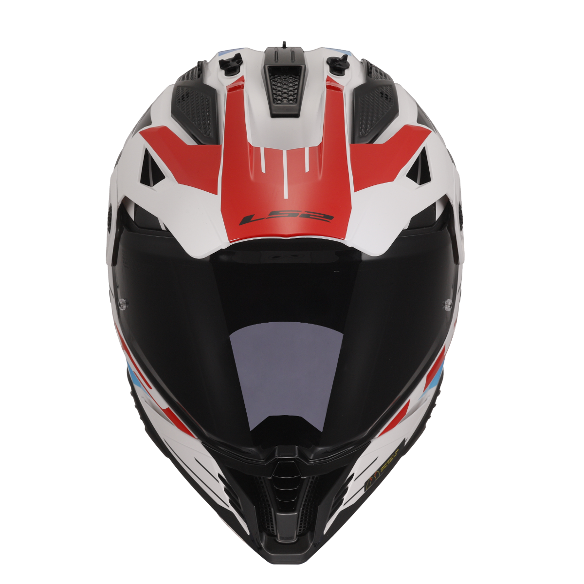 HELMET LS2 MX436 PIONEER II NAMIB WHITE BLUE RED