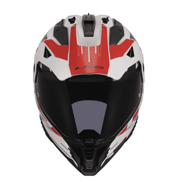 LS2 MX436 PIONEER II NAMIB WHITE BLUE RED