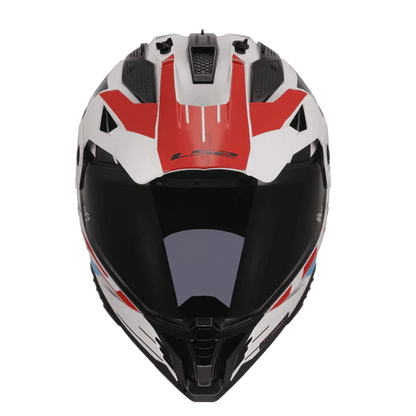 LS2 MX436 PIONEER II NAMIB WHITE BLUE RED